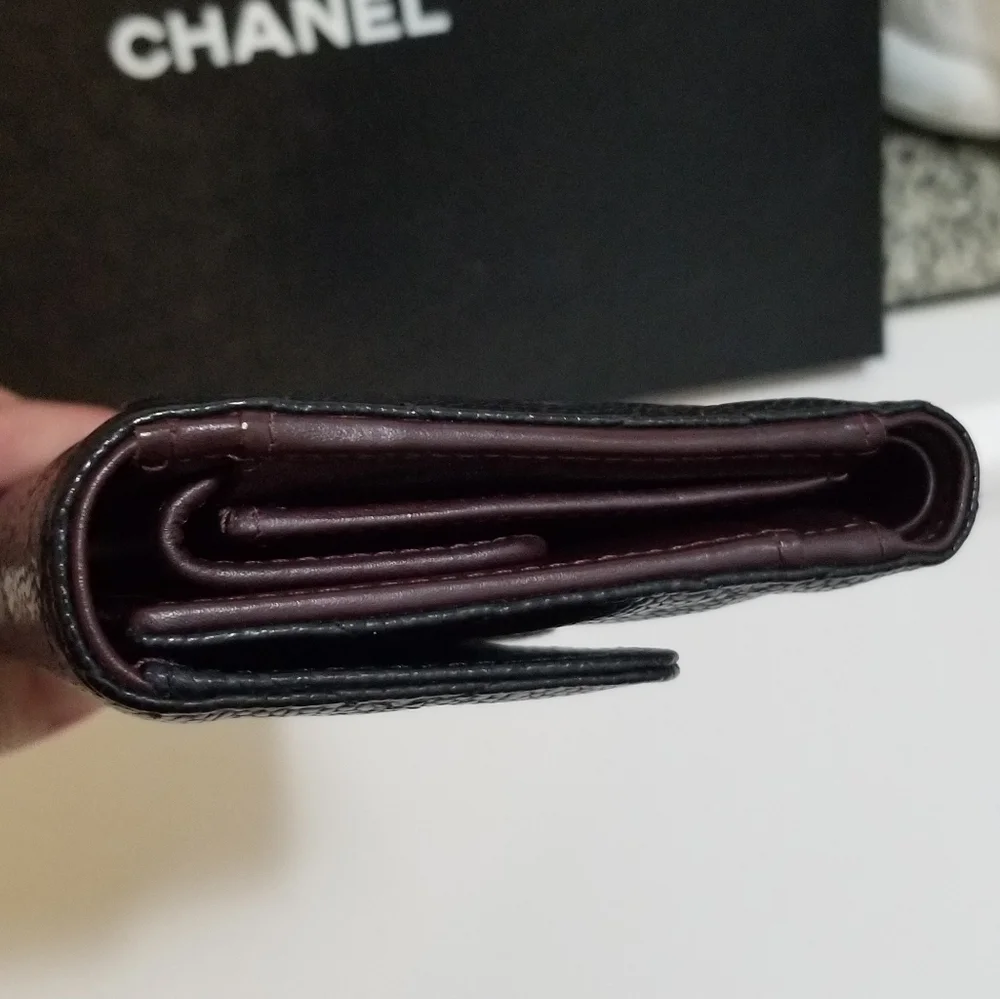 🆕️Chanel XL Caviar Flap Trifold Wallet